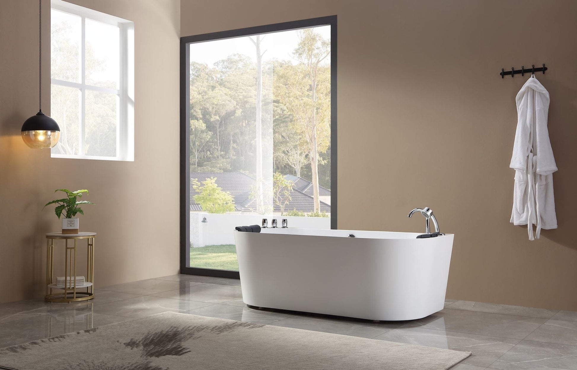 Empava EMPV-71AIS08 Empava - 71AIS08 71 in. Whirlpool Acrylic Alcove Bathtub