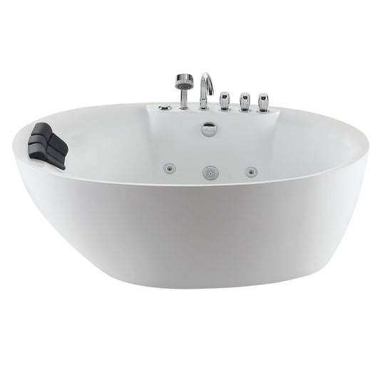 Empava EMPV-71AIS14 Empava - 71AIS14 71 in. Whirlpool Freestanding Acrylic Bathtub