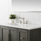 48 Inch Single Sink Bathroom Vanity in Gray with Marble Countertop & Backsplash - Vanity Art VA5048-SG