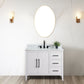 42 Inch Single Sink Bathroom Vanity in White with Marble Countertop - Vanity Art VA9042-W