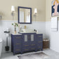 48 Inch Single Sink Bathroom Vanity in Blue with Marble Countertop - Vanity Art VA3124-48B