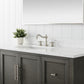 60 Inch Single Sink Bathroom Vanity in Gray with Marble Countertop & Backsplash - Vanity Art VA5060-SSG