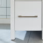 48 Inch Single Sink Bathroom Vanity in White with Ceramic Countertop - Vanity Art VA3036-48W