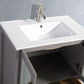 84 Inch Double Sink Bathroom Vanity in Gray with Ceramic Countertop - Vanity Art VA3030-84G