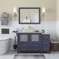 48 Inch Single Sink Bathroom Vanity in Blue with Marble Countertop - Vanity Art VA3136-48B