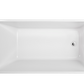 47 Inch Freestanding White Acrylic Bathtub with Overflow And Pop-Up Drain - Vanity Art VA6816B-XS