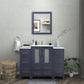 48 Inch Single Sink Bathroom Vanity in Blue with Ceramic Countertop - Vanity Art VA3024-48B