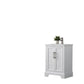 24 Inch Single Sink Bathroom Vanity in White with Ceramic Sink and Countertop - Vanity Art VA5024-W