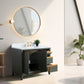 42 Inch Single Sink Bathroom Vanity in Vintage Green with Marble Countertop - Vanity Art VA8042-VG