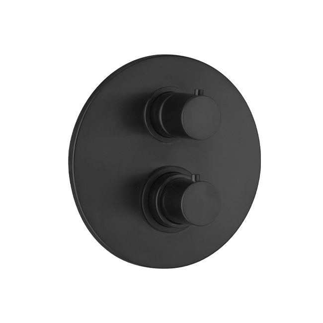 Latoscana 78BL691 LaToscana 78BL691 ELBA Thermostatic Tub and Shower Set TRIM in Matte Black