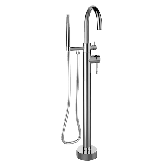 Latoscana 78CR136 LaToscana 78CR136 ELBA Freestanding Floor Mounted Tub Filler in Polished Chrome