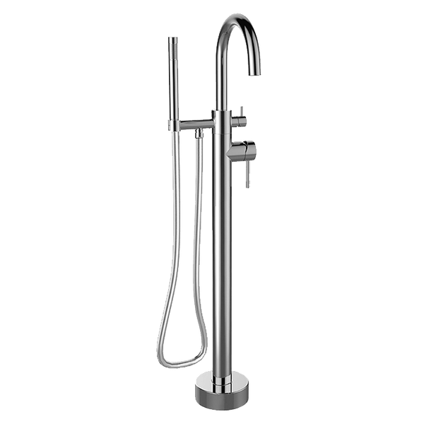 Latoscana 78CR136 LaToscana 78CR136 ELBA Freestanding Floor Mounted Tub Filler in Polished Chrome