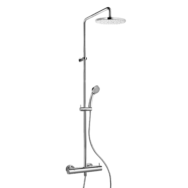 Latoscana 78CR689 LaToscana 78CR689 ELBA Brass Shower Column with Thermostatic Mixer in Polished Chrome