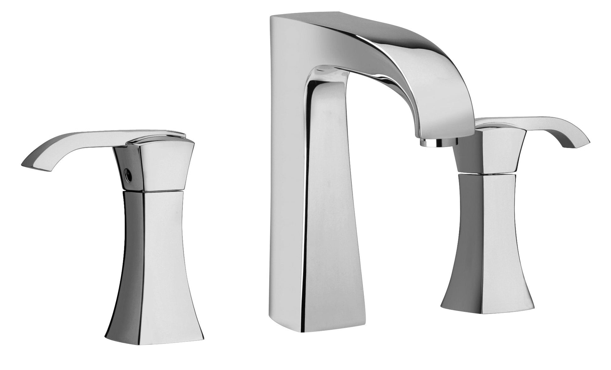 Latoscana 89CR214 LaToscana 89CR214 LADY Widespread Lavatory Faucet with Lever Handles in Polished Chrome