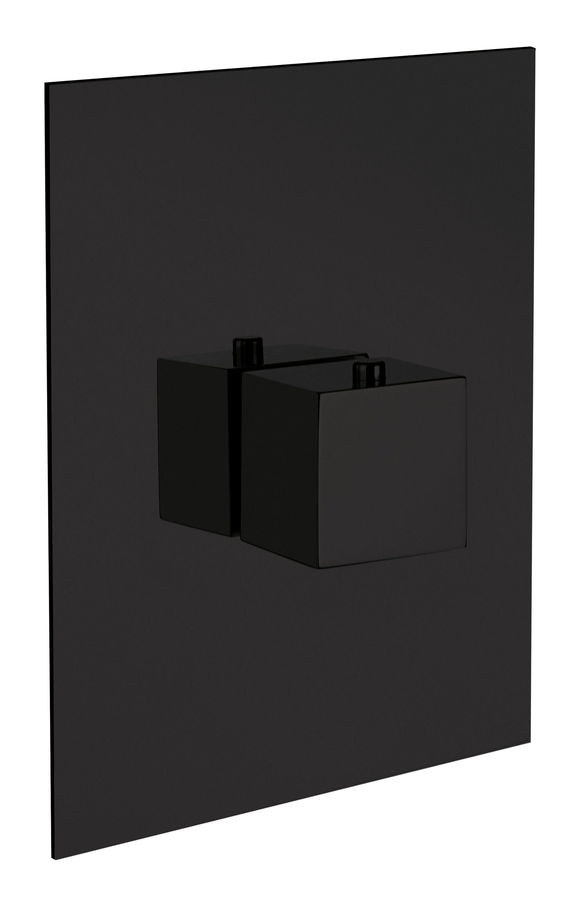 Latoscana QUBL711 LaToscana QUBL711 QUADRO Thermostatic TRIM in Matte Black