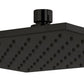 Latoscana QUBL75912 LaToscana QUBL75912 QUADRO 12” Square Brass Shower Head in Matte Black