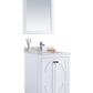 Laviva 313613-24W-WQ Laviva Odyssey 24" White Bathroom Vanity with White Quartz Countertop 313613-24W-WQ