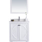 Laviva 313613-30W-WQ Laviva Odyssey 30" White Bathroom Vanity with White Quartz Countertop 313613-30W-WQ