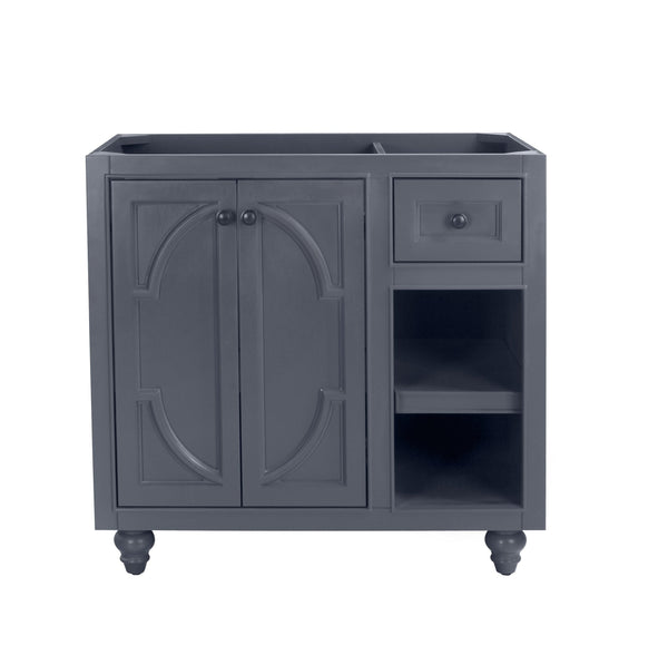 Laviva 313613-36G Laviva Odyssey 36 Maple Gray Bathroom Vanity Cabinet 313613-36G