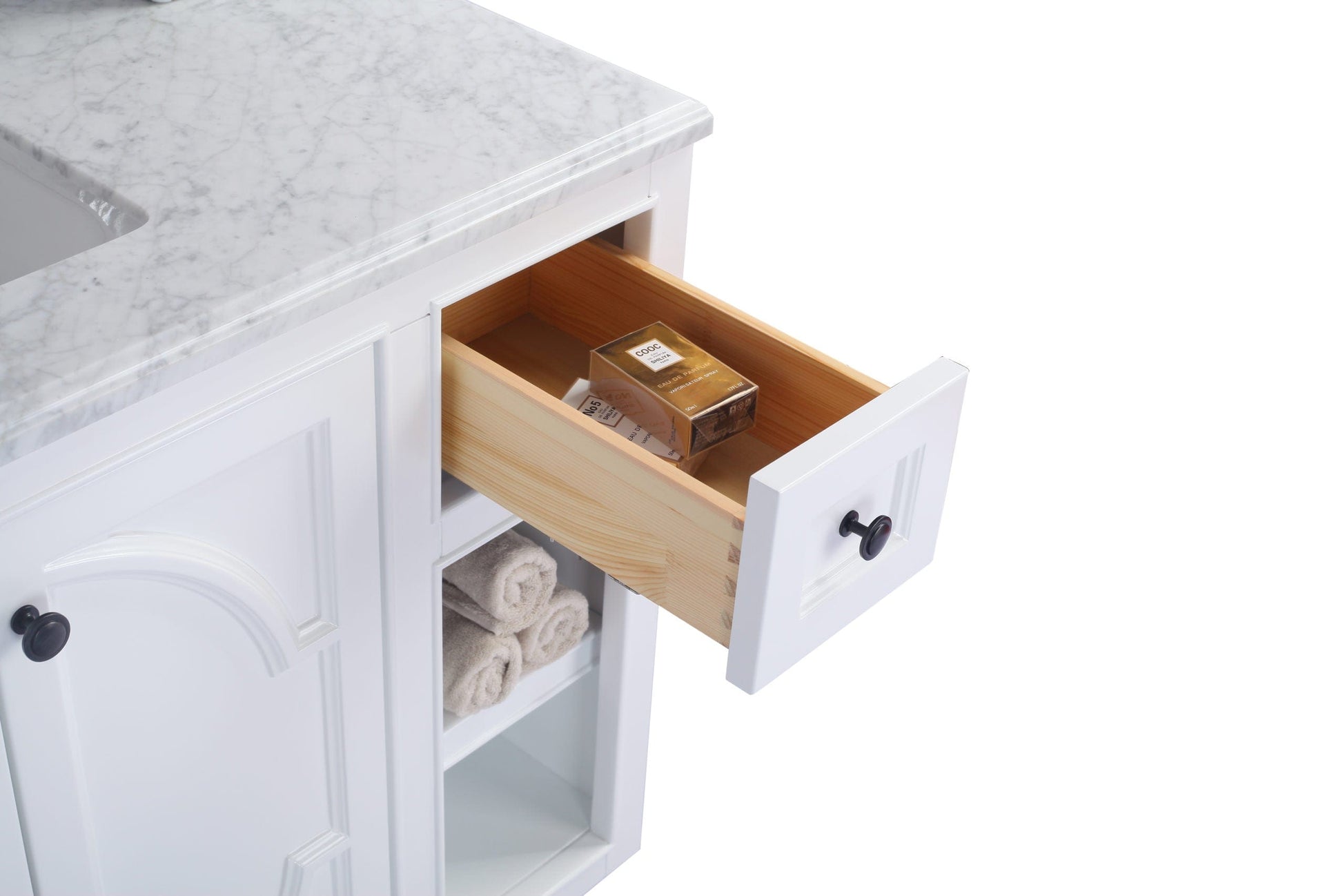 Laviva 313613-48W Laviva Odyssey 48" White Bathroom Vanity Cabinet 313613-48W