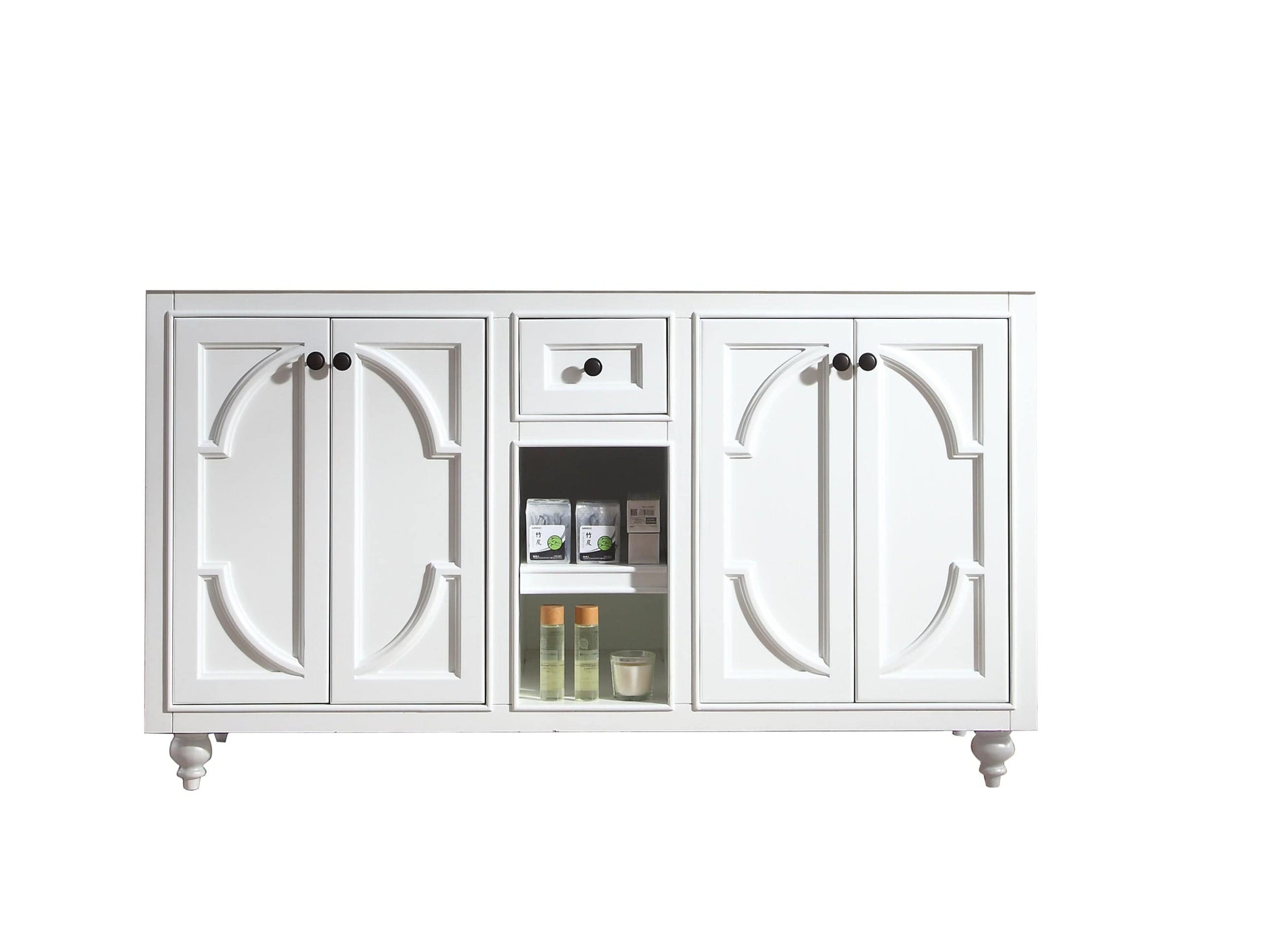 Laviva 313613-60W Laviva Odyssey 60" White Double Sink Bathroom Vanity Cabinet 313613-60W