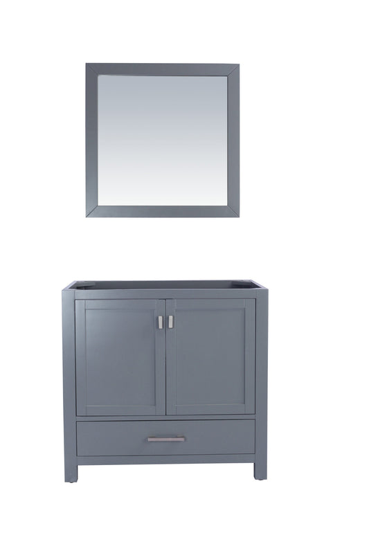 Laviva 313ANG-36G Laviva Wilson 36" Gray Bathroom Vanity Cabinet 313ANG-36G