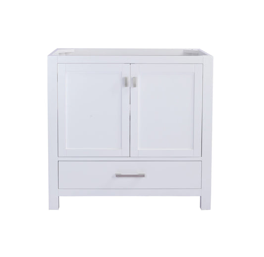 Laviva 313ANG-36W Laviva Wilson 36" White Bathroom Vanity Cabinet 313ANG-36W