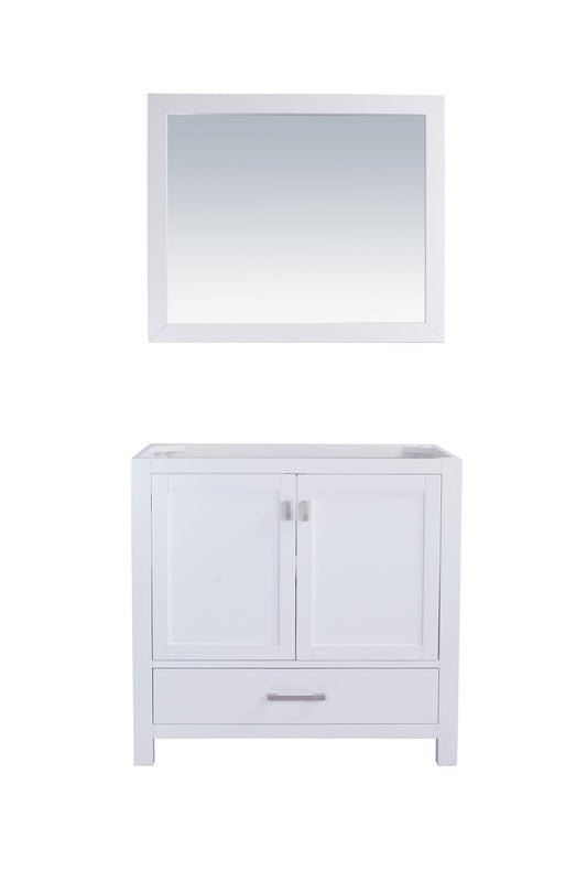 Laviva 313ANG-36W Laviva Wilson 36" White Bathroom Vanity Cabinet 313ANG-36W