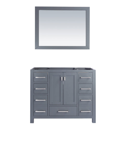 Laviva 313ANG-42G Laviva Wilson 42" Gray Bathroom Vanity Cabinet 313ANG-42G