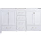 Laviva 313ANG-60W Laviva Wilson 60" White Double Sink Bathroom Vanity Cabinet 313ANG-60W