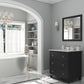 Laviva 313DVN-30E-WQ Laviva Luna 30" Espresso Bathroom Vanity with White Quartz  Countertop 313DVN-30E-WQ