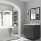 Laviva 313DVN-30G-PW Laviva Luna 30" Maple Gray Bathroom Vanity with Pure White Phoenix Stone Countertop 313DVN-30G-PW