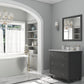 Laviva 313DVN-30G-WQ Laviva Luna 30" Maple Gray Bathroom Vanity with White Quartz Countertop 313DVN-30G-WQ