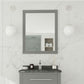 Laviva 313FF-2430G Laviva Sterling 24" Framed Rectangular Gray Mirror 313FF-2430G