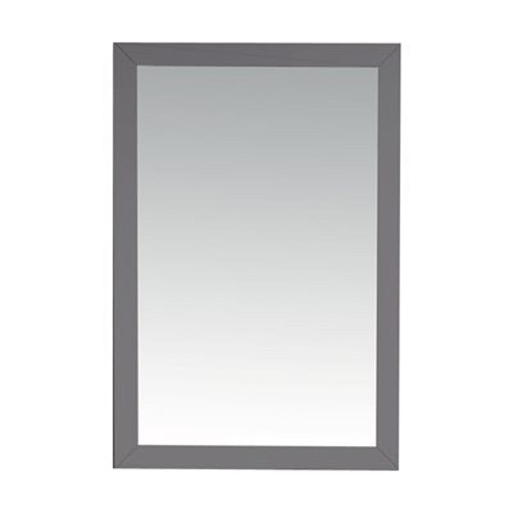 Laviva 313FF-2430MG Laviva Sterling 24" Framed Rectangular Maple Gray Mirror 313FF-2430MG