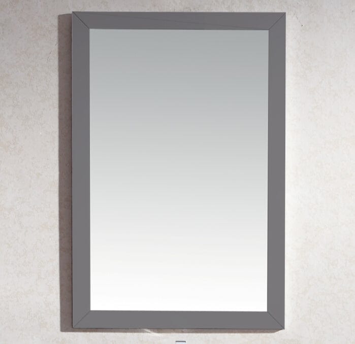 Laviva 313FF-2430MG Laviva Sterling 24" Framed Rectangular Maple Gray Mirror 313FF-2430MG