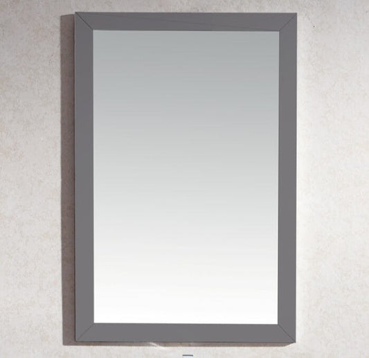 Laviva 313FF-2430MG Laviva Sterling 24" Framed Rectangular Maple Gray Mirror 313FF-2430MG