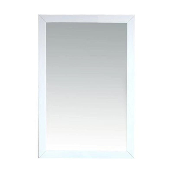 Laviva 313FF-2430W Laviva Sterling 24 Framed Rectangular White Mirror 313FF-2430W