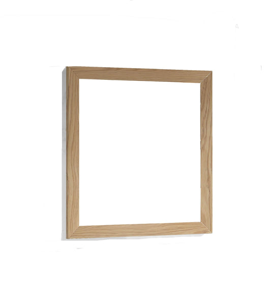 Laviva 313FF-3030CO Laviva Sterling 30" Framed Square California White Oak Mirror 313FF-3030CO