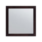 Laviva 313FF-3030E Laviva Sterling 30" Framed Square Espresso Mirror 313FF-3030E