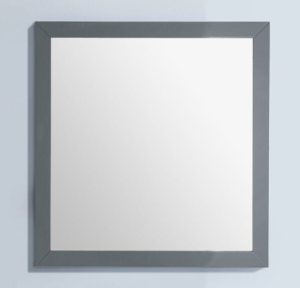 Laviva 313FF-3030G Laviva Sterling 30" Framed Square Gray Mirror 313FF-3030G