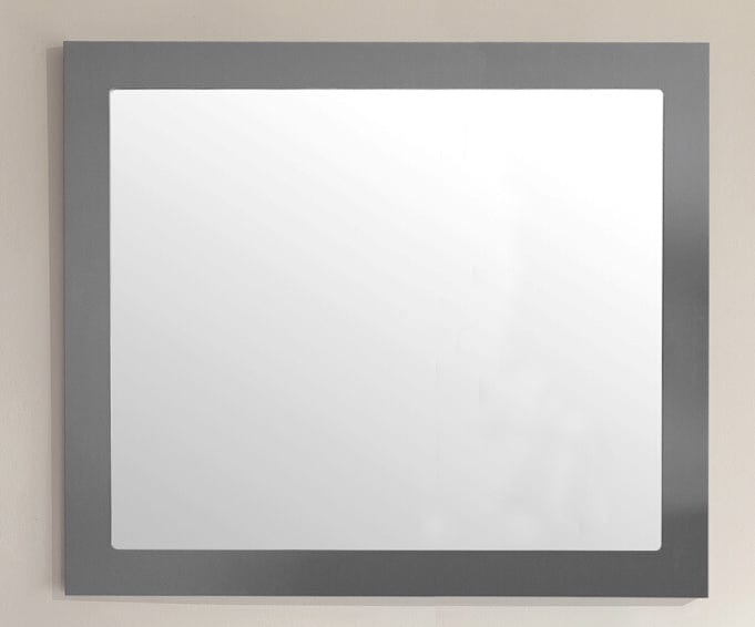 Laviva 313FF-3630MG Laviva Sterling 36" Framed Rectangular Maple Gray Mirror 313FF-3630MG