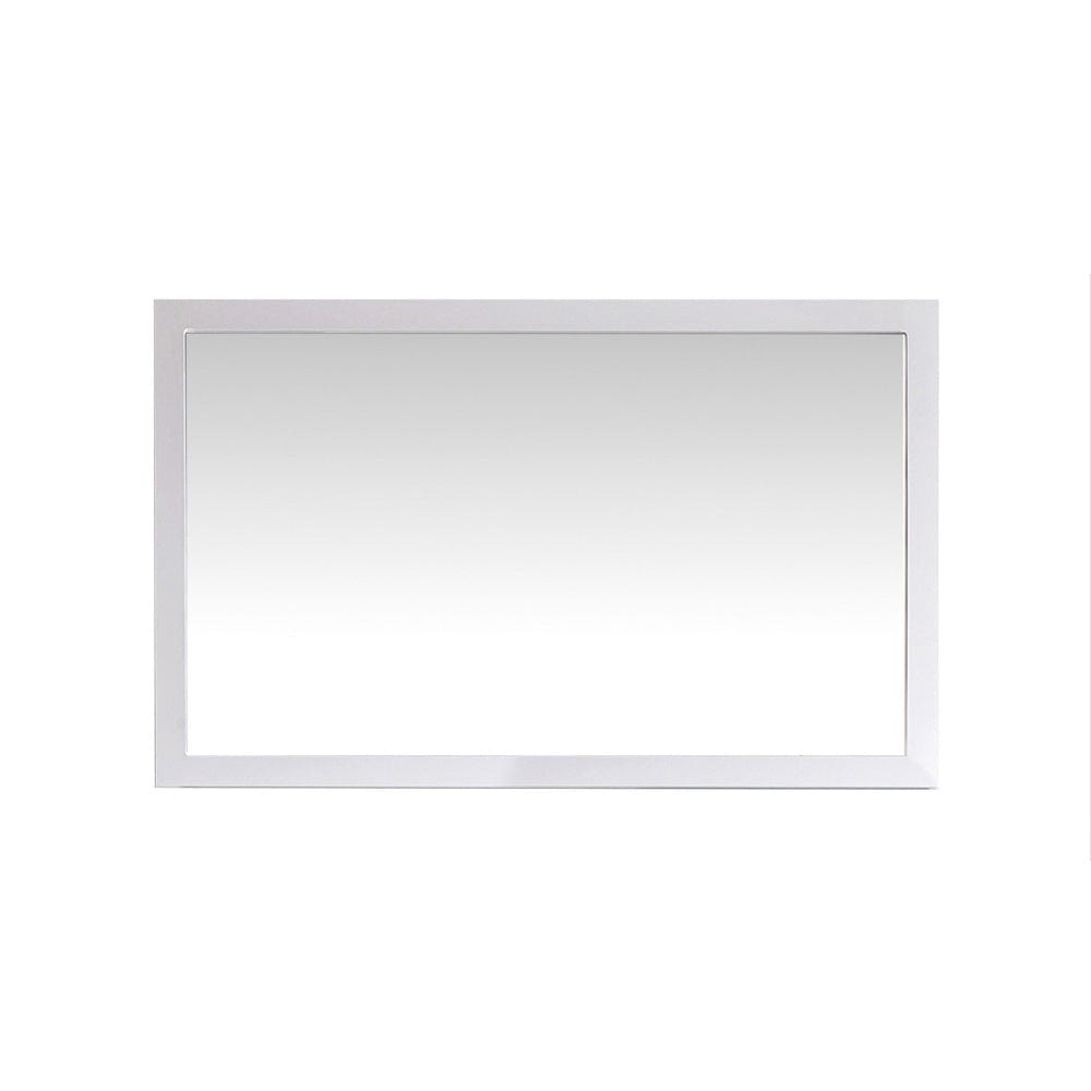 Laviva 313FF-4830W Laviva Sterling 48" Framed Rectangular White Mirror 313FF-4830W