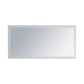 Laviva 313FF-6030SW Laviva Sterling 60" Framed Rectangular Soft White Mirror 313FF-6030SW