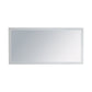 Laviva 313FF-6030W Laviva Sterling 60" Framed Rectangular White Mirror 313FF-6030W