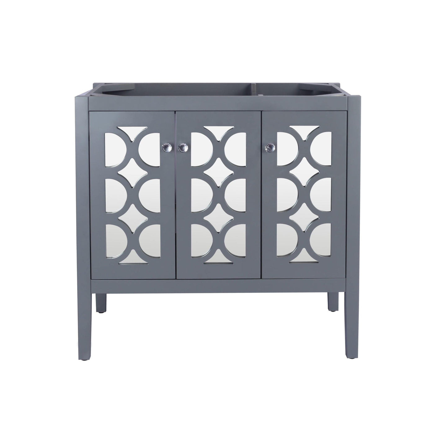 Laviva 313MKSH-36G Laviva Mediterraneo 36" Gray Bathroom Vanity Cabinet 313MKSH-36G