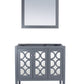 Laviva 313MKSH-36G Laviva Mediterraneo 36" Gray Bathroom Vanity Cabinet 313MKSH-36G