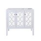 Laviva 313MKSH-36W Laviva Mediterraneo 36" White Bathroom Vanity Cabinet 313MKSH-36W