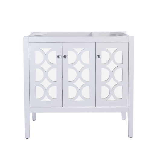 Laviva 313MKSH-36W Laviva Mediterraneo 36" White Bathroom Vanity Cabinet 313MKSH-36W