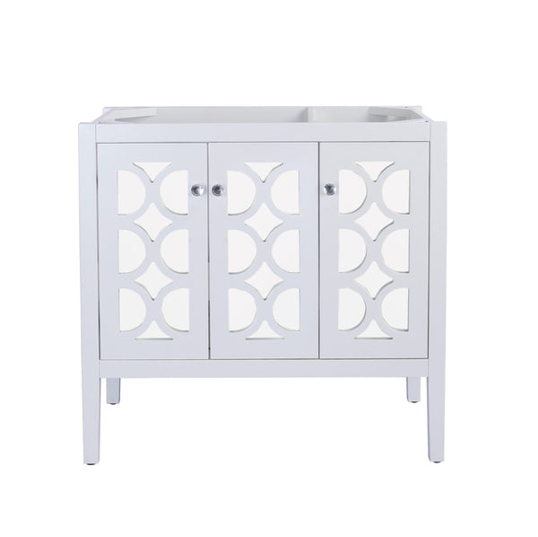 Laviva 313MKSH-36W Laviva Mediterraneo 36 White Bathroom Vanity Cabinet 313MKSH-36W